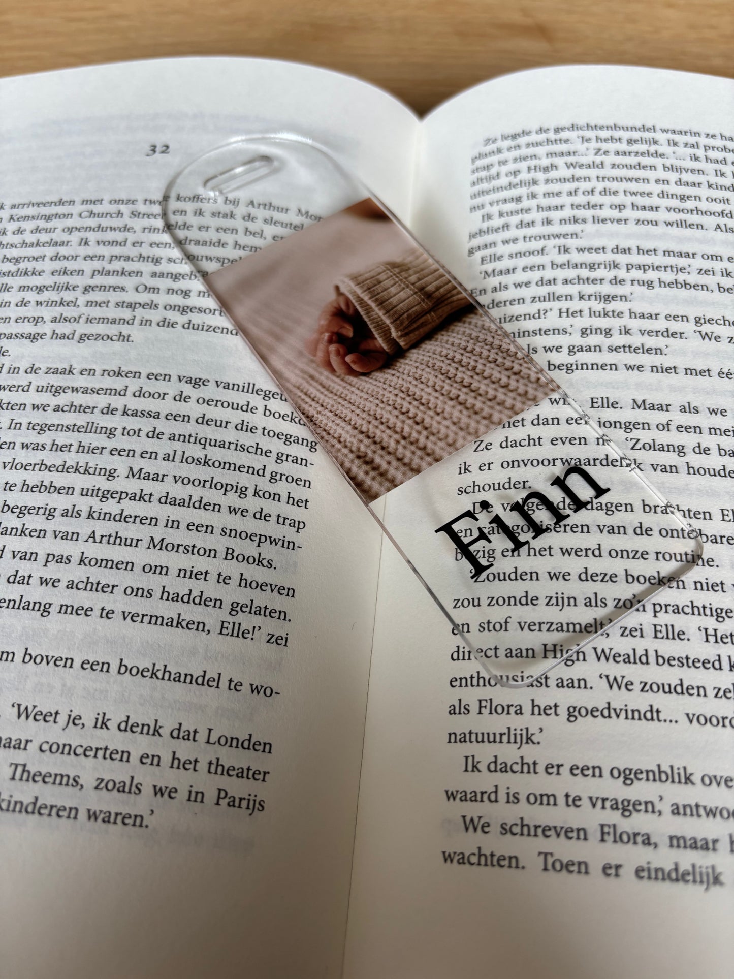 Boekenlegger met eigen foto